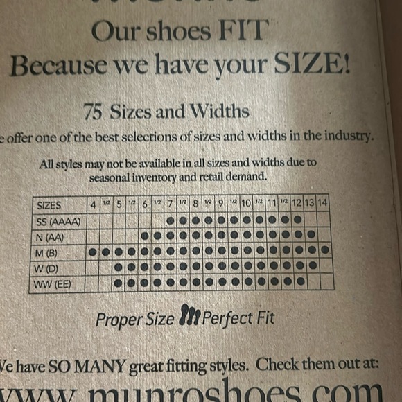 Munro Slide Mules (Beth) Black Stretch SlipOn Shoes size 7 SS (aaaa narrow) NEW - Picture 2 of 5